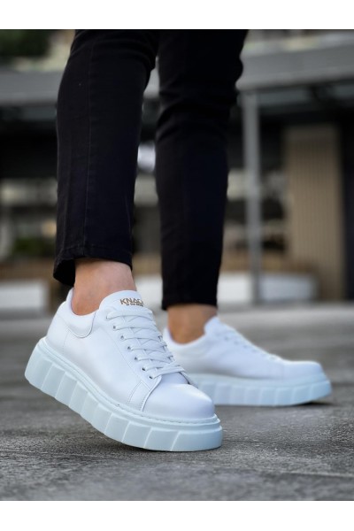 Knack Yüksek Taban Günlük  Ayakkabı 144  Beyaz