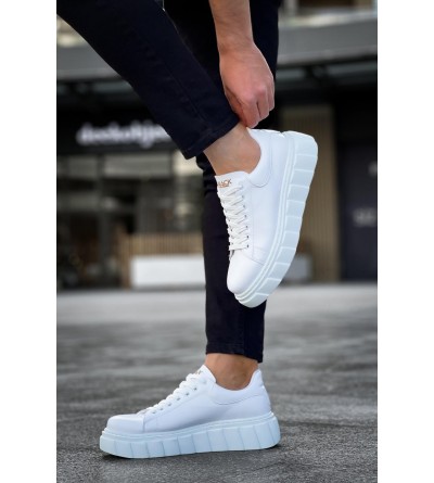 Knack Yüksek Taban Günlük  Ayakkabı 144  Beyaz