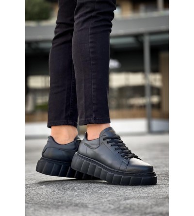 Knack Yüksek Taban Günlük Ayakkabı 144 Siyah (Siyah Taban) Knack Yüksek Taban Günlük Ayakkabı 144 Siyah (Siyah Taban)