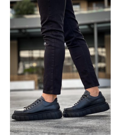 Knack Yüksek Taban Günlük Ayakkabı 144 Siyah (Siyah Taban) Knack Yüksek Taban Günlük Ayakkabı 144 Siyah (Siyah Taban)