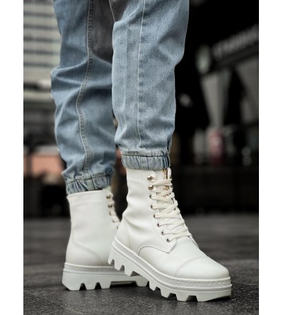 Knack Yüksek Taban Ayakkabı B-023 Beyaz