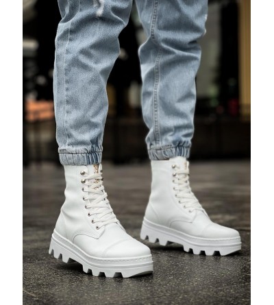 Knack Yüksek Taban Ayakkabı B-023 Beyaz