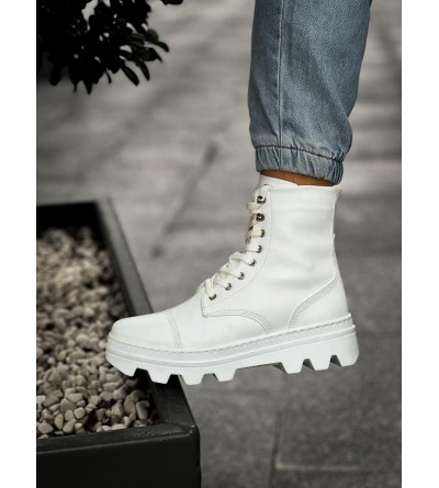 Knack Yüksek Taban Ayakkabı B-023 Beyaz