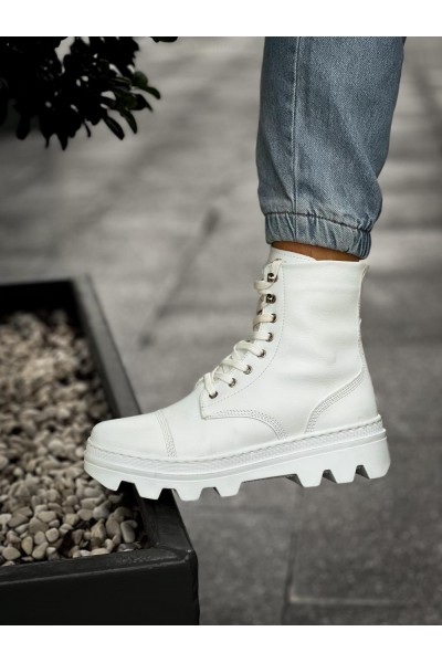 Knack Yüksek Taban Ayakkabı B-023 Beyaz