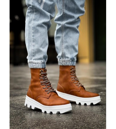 Knack Yüksek Taban Ayakkabı B-023 Taba Knack Yüksek Taban Ayakkabı B-023 Taba