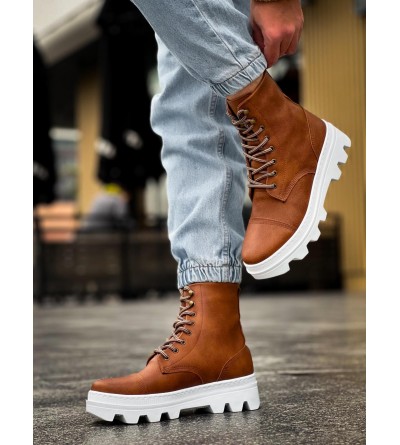 Knack Yüksek Taban Ayakkabı B-023 Taba Knack Yüksek Taban Ayakkabı B-023 Taba