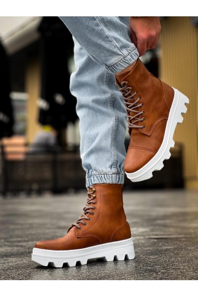 Knack Yüksek Taban Ayakkabı B-023 Taba