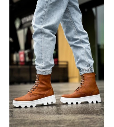 Knack Yüksek Taban Ayakkabı B-023 Taba Knack Yüksek Taban Ayakkabı B-023 Taba