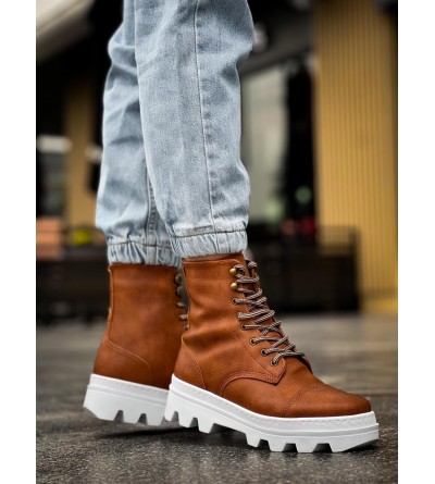 Knack Yüksek Taban Ayakkabı B-023 Taba Knack Yüksek Taban Ayakkabı B-023 Taba