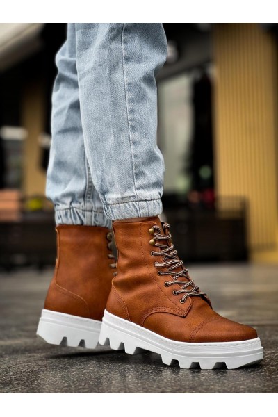 Knack Yüksek Taban Ayakkabı B-023 Taba