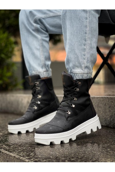 Knack Erkek Spor Bot B14 Siyah (Beyaz Taban) Knack Erkek Spor Bot B14 Siyah (Beyaz Taban)