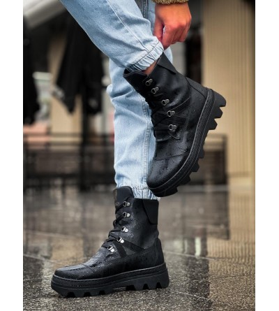 Knack Erkek Spor Bot B14 Siyah (Siyah Taban)