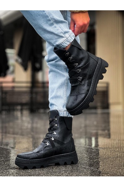 Knack Erkek Spor Bot B14 Siyah (Siyah Taban)