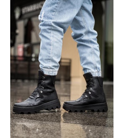 Knack Erkek Spor Bot B14 Siyah (Siyah Taban)