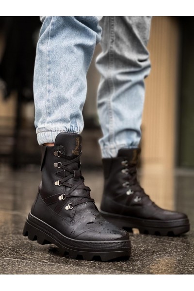 Knack Erkek Spor Bot B14 Siyah (Siyah Taban)