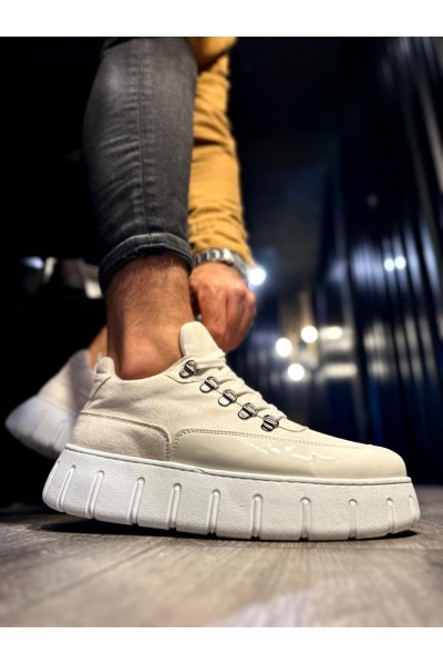 Knack Yüksek Taban Günlük  Ayakkabı 600 Beyaz