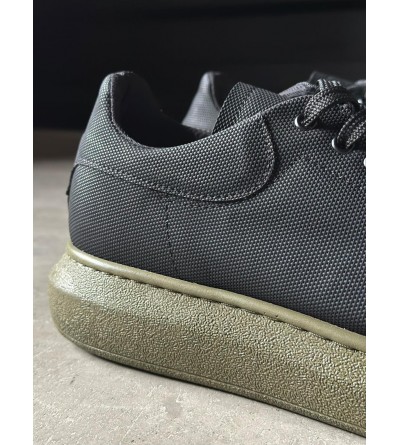 Knack Yüksek Taban Günlük Ayakkabı Tırtıklı 041 Siyah