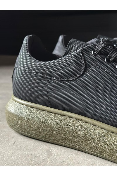 Knack Yüksek Taban Günlük Ayakkabı Tırtıklı 041 Siyah