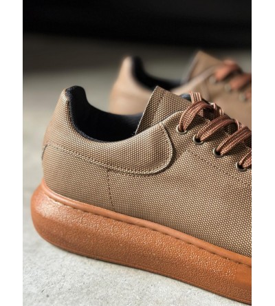 Knack Yüksek Taban Günlük Ayakkabı Tırtıklı 041 Taba