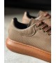 Knack Yüksek Taban Günlük Ayakkabı Tırtıklı 041 Taba
