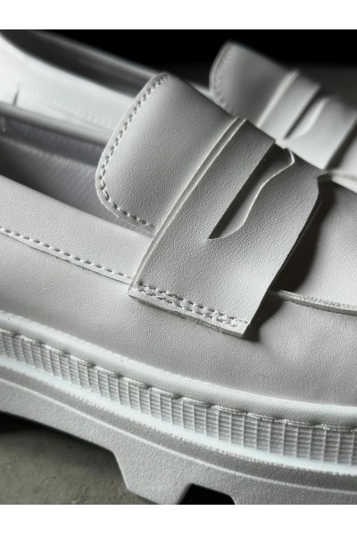 Knack Yüksek Taban Klasik Ayakkabı 779 Beyaz