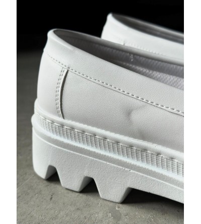 Knack Yüksek Taban Klasik Ayakkabı 779 Beyaz