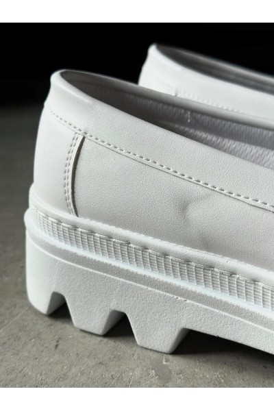 Knack Yüksek Taban Klasik Ayakkabı 779 Beyaz