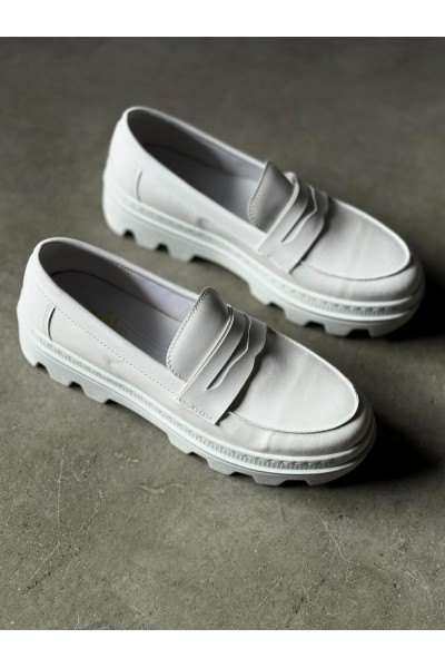 Knack Yüksek Taban Klasik Ayakkabı 779 Beyaz