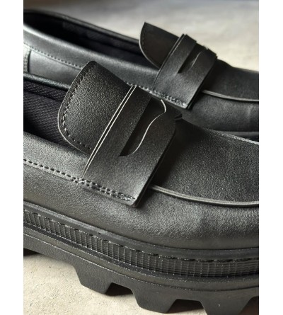 Knack Yüksek Taban Klasik Ayakkabı 779 Siyah (Siyah Taban) Knack Yüksek Taban Klasik Ayakkabı 779 Siyah (Siyah Taban)