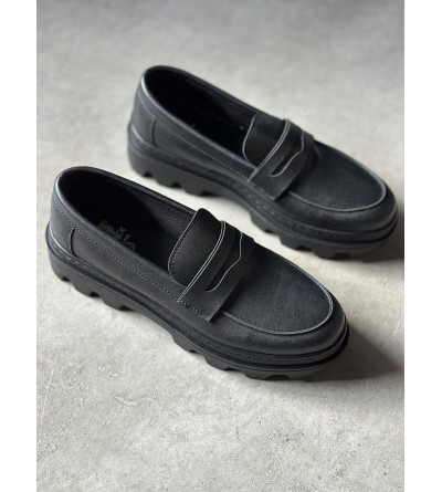 Knack Yüksek Taban Klasik Ayakkabı 779 Siyah (Siyah Taban) Knack Yüksek Taban Klasik Ayakkabı 779 Siyah (Siyah Taban)