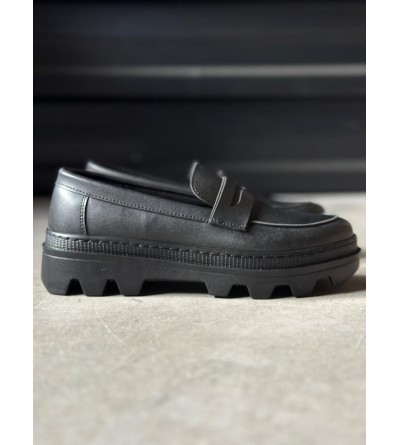 Knack Yüksek Taban Klasik Ayakkabı 779 Siyah (Siyah Taban) Knack Yüksek Taban Klasik Ayakkabı 779 Siyah (Siyah Taban)