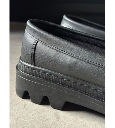 Knack Yüksek Taban Klasik Ayakkabı 779 Siyah (Siyah Taban) Knack Yüksek Taban Klasik Ayakkabı 779 Siyah (Siyah Taban)