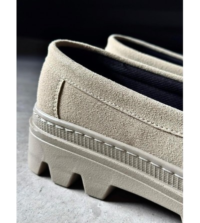 Knack Yüksek Taban Klasik Ayakkabı 779 Vizon Süet