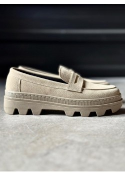 Knack Yüksek Taban Klasik Ayakkabı 779 Vizon Süet