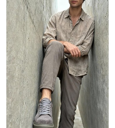 Knack Yüksek Taban Günlük Ayakkabı 044 Gri Süet (Yeşil Taban) Knack Yüksek Taban Günlük Ayakkabı 044 Gri Süet (Yeşil Taban)