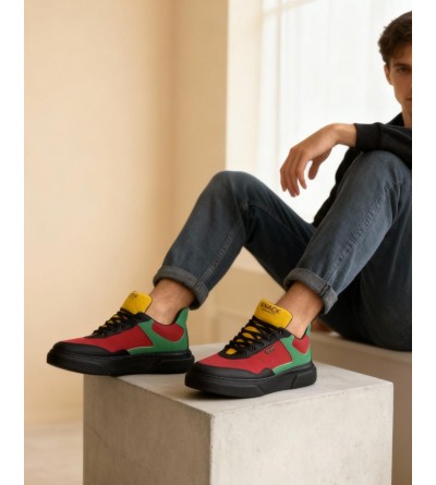 Knack Günlük Ayakkabı R10 Kırmızı Yeşil Sarı Knack Günlük Ayakkabı R10 Kırmızı Yeşil Sarı