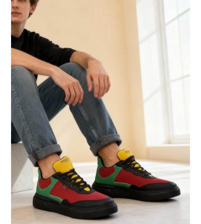 Knack Günlük Ayakkabı R10 Kırmızı Yeşil Sarı Knack Günlük Ayakkabı R10 Kırmızı Yeşil Sarı