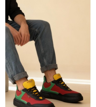 Knack Günlük Ayakkabı R10 Kırmızı Yeşil Sarı Knack Günlük Ayakkabı R10 Kırmızı Yeşil Sarı