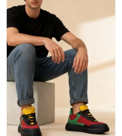 Knack Günlük Ayakkabı R10 Kırmızı Yeşil Sarı Knack Günlük Ayakkabı R10 Kırmızı Yeşil Sarı