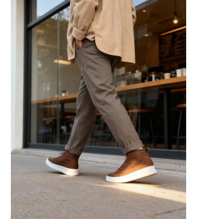 Knack Yüksek Taban Ayakkabı C-030 Taba Taba