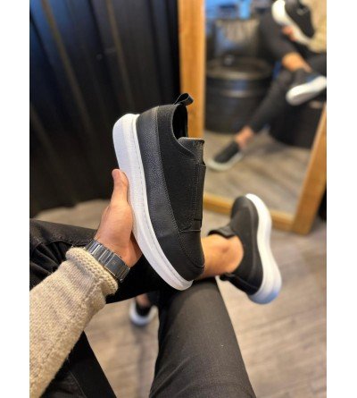 Knack Sneakers Ayakkabı 911 Siyah (Beyaz Taban)