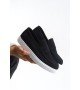 SLW180 Estilo X Bağcıksız Süet Erkek Günlük Spor Klasik Ayakkabı SBT - Siyah SLW180 Estilo X Bağcıksız Süet Erkek Günlük Spor Klasik Ayakkabı SBT - Siyah