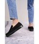 SLW180 Estilo X Bağcıksız Süet Erkek Günlük Spor Klasik Ayakkabı SST - Siyah SLW180 Estilo X Bağcıksız Süet Erkek Günlük Spor Klasik Ayakkabı SST - Siyah