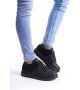 SLW151 Boost Bağcıklı Cilt Süet Erkek Günlük Sneaker Ayakkabı CSST - Siyah SLW151 Boost Bağcıklı Cilt Süet Erkek Günlük Sneaker Ayakkabı CSST - Siyah