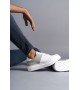 SLW151 Boost Bağcıklı Cilt Süet Erkek Günlük Sneaker Ayakkabı CSBT - Beyaz/Gri SLW151 Boost Bağcıklı Cilt Süet Erkek Günlük Sneaker Ayakkabı CSBT - Beyaz/Gri