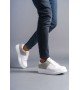 SLW151 Boost Bağcıklı Cilt Süet Erkek Günlük Sneaker Ayakkabı CSBT - Beyaz/Gri SLW151 Boost Bağcıklı Cilt Süet Erkek Günlük Sneaker Ayakkabı CSBT - Beyaz/Gri