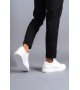 SLW151 Boost Bağcıklı Cilt Erkek Günlük Sneaker Ayakkabı CBT - Beyaz SLW151 Boost Bağcıklı Cilt Erkek Günlük Sneaker Ayakkabı CBT - Beyaz