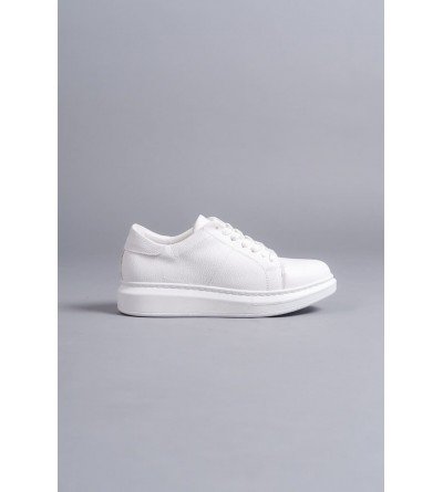 SLW151 Boost Bağcıklı Cilt Erkek Günlük Sneaker Ayakkabı CBT - Beyaz SLW151 Boost Bağcıklı Cilt Erkek Günlük Sneaker Ayakkabı CBT - Beyaz