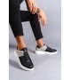 SLW151 Boost Bağcıklı Cilt Süet Erkek Günlük Sneaker Ayakkabı CSBT - Siyah/Gri SLW151 Boost Bağcıklı Cilt Süet Erkek Günlük Sneaker Ayakkabı CSBT - Siyah/Gri