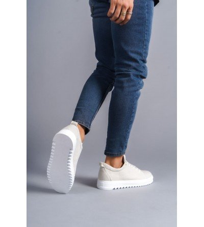 SLW152 Cool Bağcıklı Keten Erkek Günlük Spor Klasik Ayakkabı KBT - Beyaz SLW152 Cool Bağcıklı Keten Erkek Günlük Spor Klasik Ayakkabı KBT - Beyaz